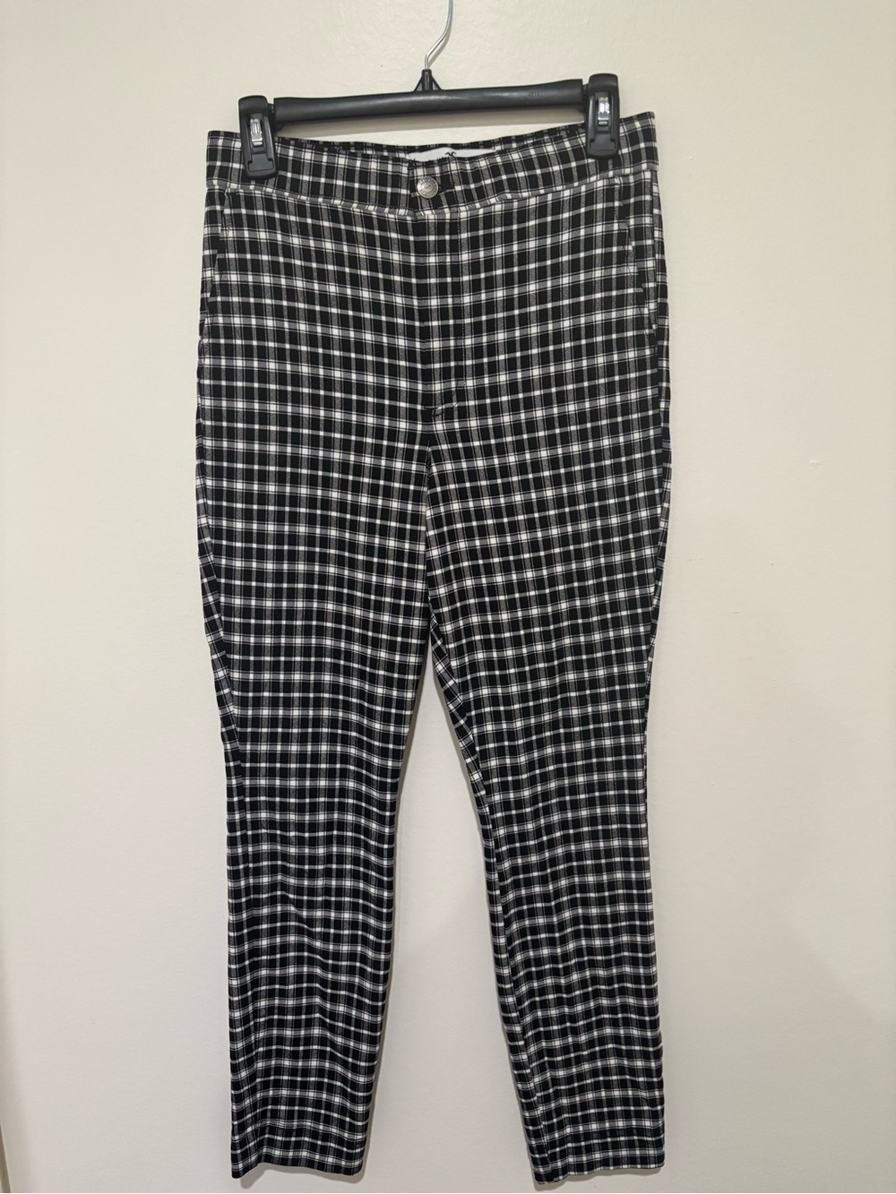 Black & White Hollister Ultra High Rise Pants plaid